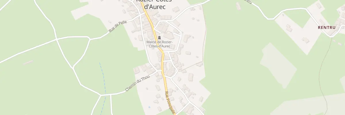 Plan du 13 Rue de la République à Rozier-Côtes-d’Aurec