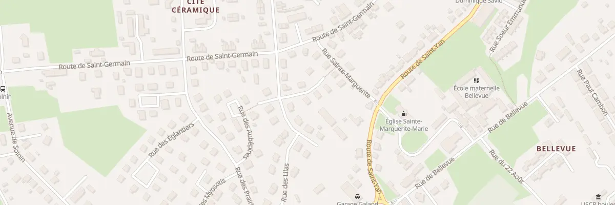 Plan du 8 Rue de Boulery à Paray-le-Monial