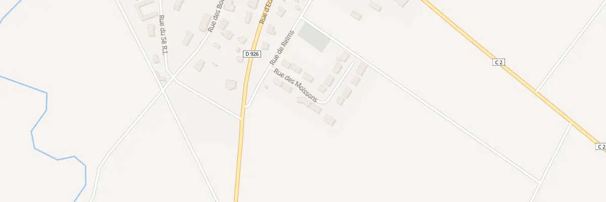 Plan du 6 Rue des Moissons à Vieux-lès-Asfeld