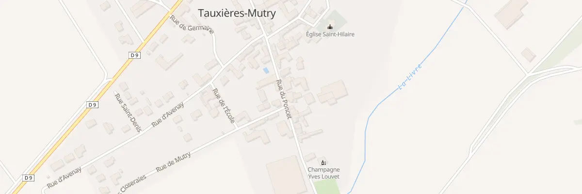 Plan du 9 Rue du Poncet à Val de Livre