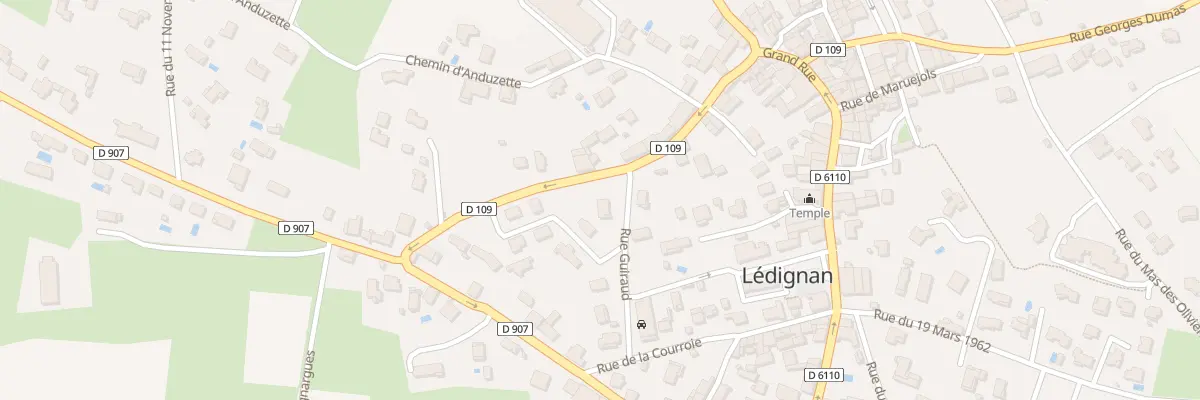 Plan du 56 Rue Guiraud à Lédignan