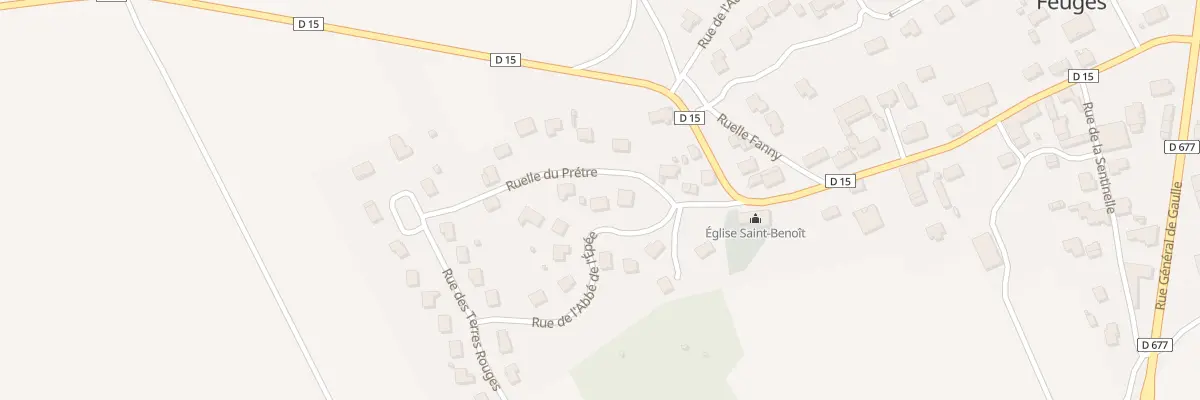 Plan du 8 Rue de l’Abbé de l’Epée à Feuges
