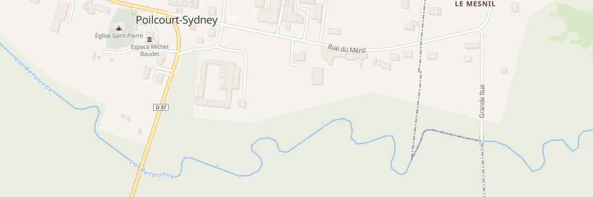 Plan du 5043A Le Bourg à Poilcourt-Sydney