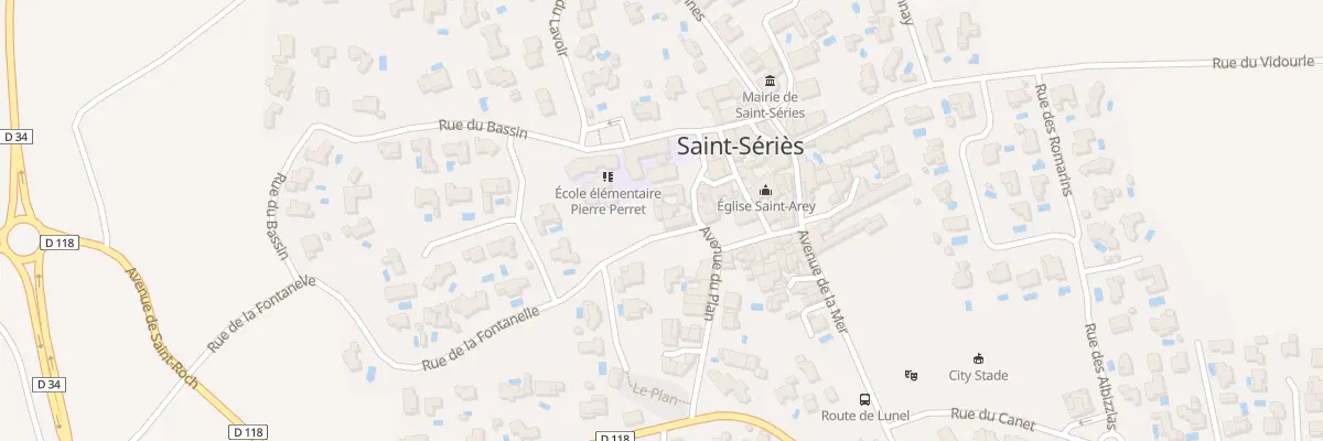 Plan du 26 Rue De La Fontanelle à Saint-Sériès