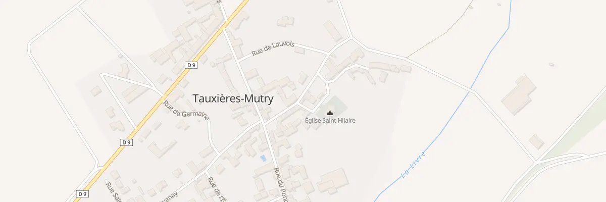 Plan du 1 Rue de l’Eglise - Tauxieres à Aÿ-Champagne