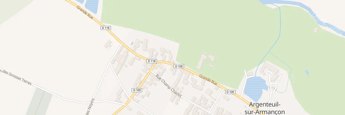 Plan du 46 Gr Grande Rue à Argenteuil-sur-Armançon
