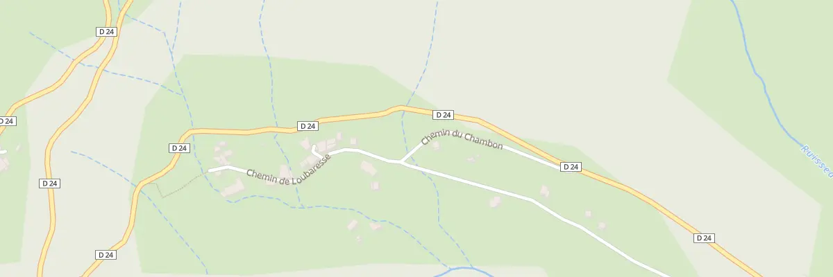 Plan du 5417 Le Chambon à Valgorge