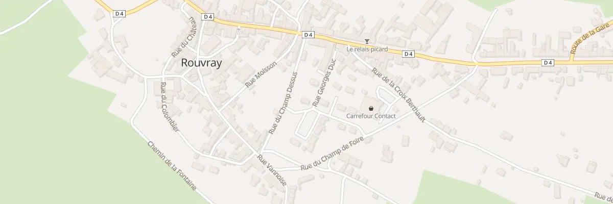 Plan du 1 Rue Georges Prévost à Rouvray