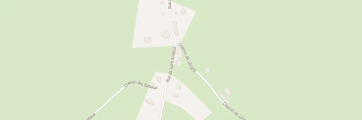 Plan de la Rue de Saint Andeux à Rouvray