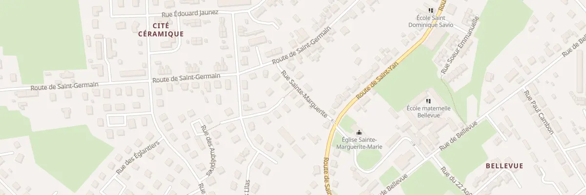 Plan du 6 Rue Sainte Marguerite à Paray-le-Monial