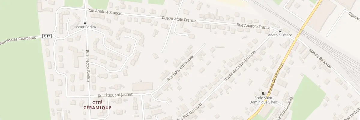 Plan du 10 Rue Edouard Jaunez à Paray-le-Monial