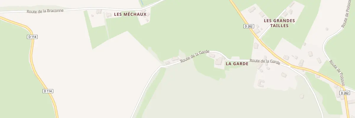 Plan du 5066 Les Mechaux à La Comelle