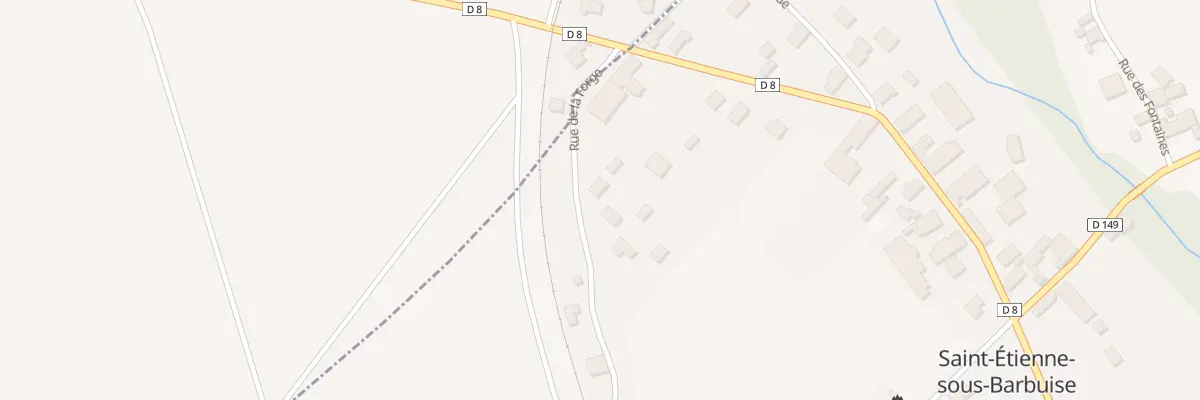 Plan du 3 Rue de la Forge à Saint-Étienne-sous-Barbuise