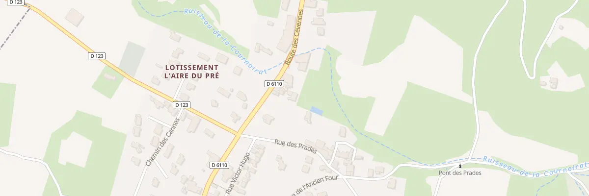 Plan du 5000 Rte des Cevennes à Montmirat