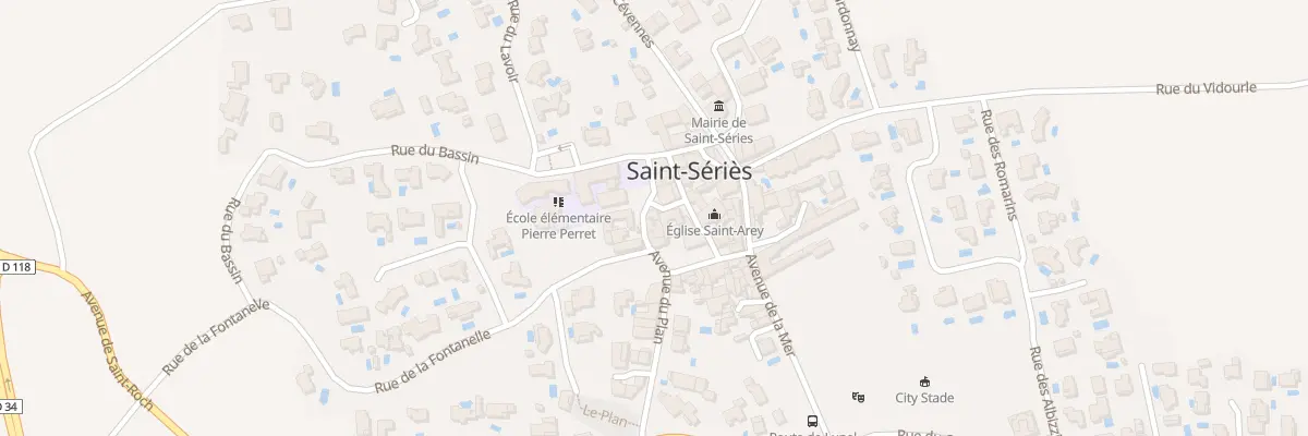 Plan du 4 Rue De La Petanque à Saint-Sériès