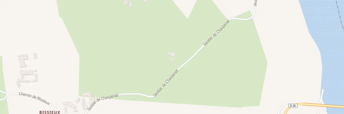 Plan du 350 Sen de Charpenet à Vézelin-sur-Loire
