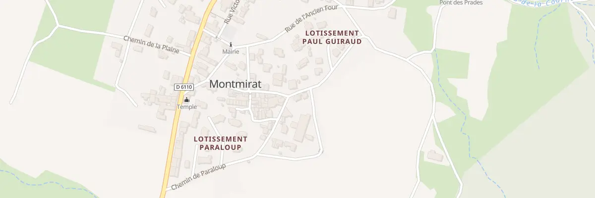 Plan du 4 Che des Nobles à Montmirat