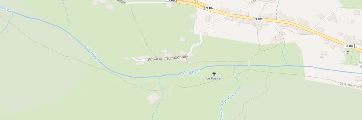 Plan du 205 Che de Cautet à Mayres