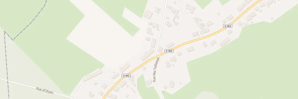 Plan du 970 Rue des Horbes à Ohain