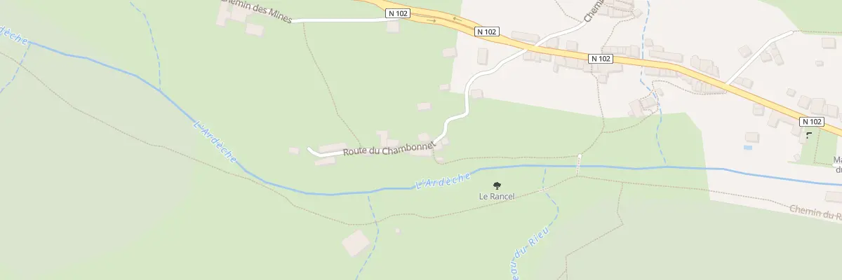 Plan du 200 Che de Cautet à Mayres