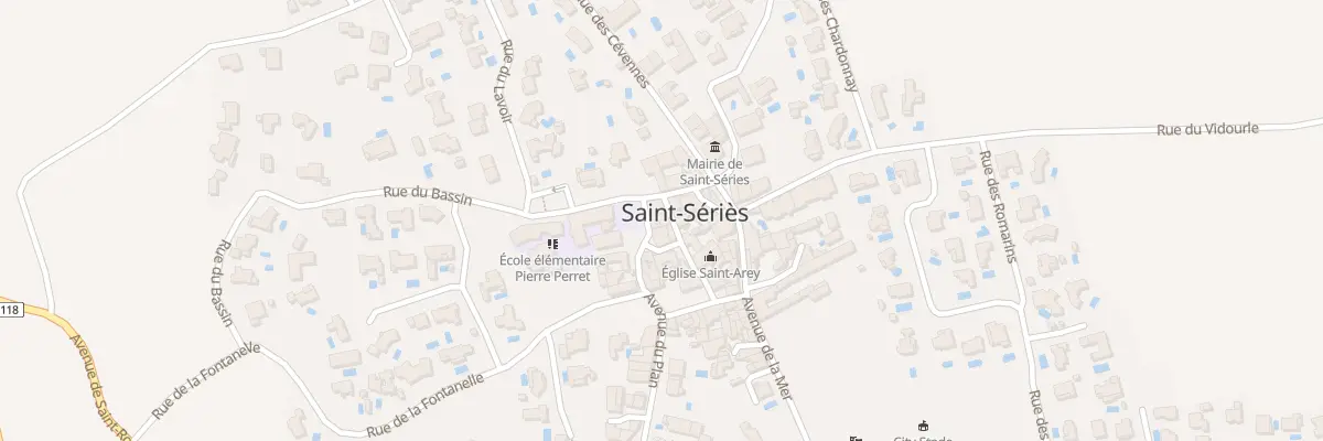 Plan du 17 Av Du Plan à Saint-Sériès