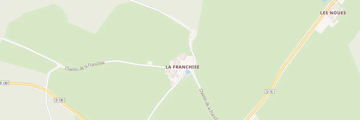 Plan du 230 Che de la Franchise à Saint-Didier-en-Brionnais
