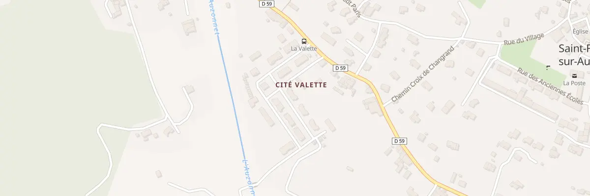 Plan du 5156 La Plaine à Saint-Florent-sur-Auzonnet