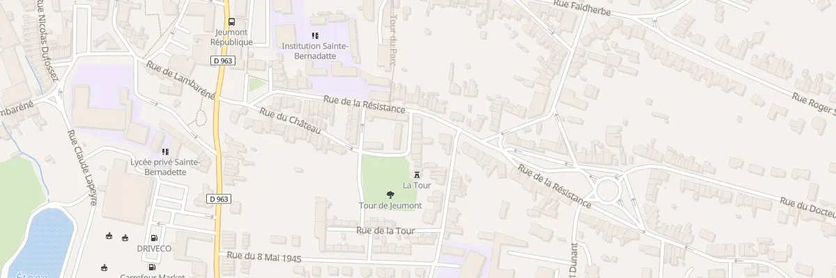 Plan du 227 Rue de la Résistance à Jeumont
