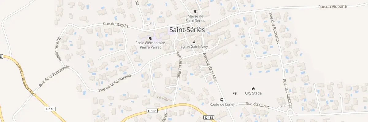 Plan du 103 Av Du Plan à Saint-Sériès