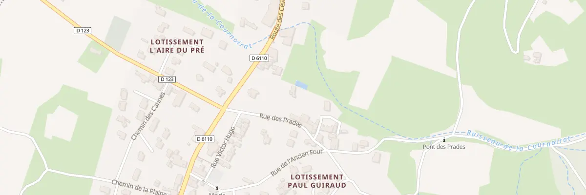 Plan du 5127 La Chapelle et Les Prades à Montmirat