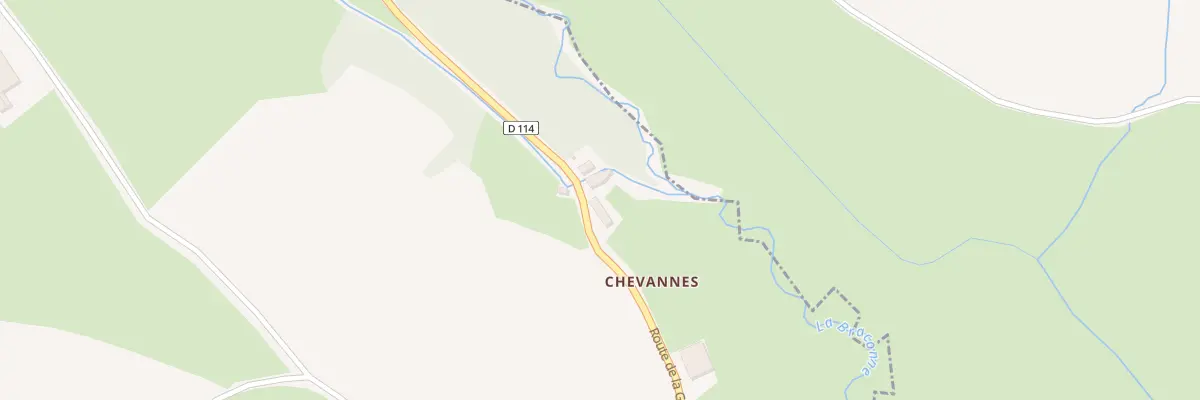 Plan du 5089 Chevannes à Saint-Didier-sur-Arroux