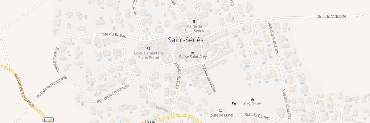 Plan du 11 Rue De La Calade à Saint-Sériès