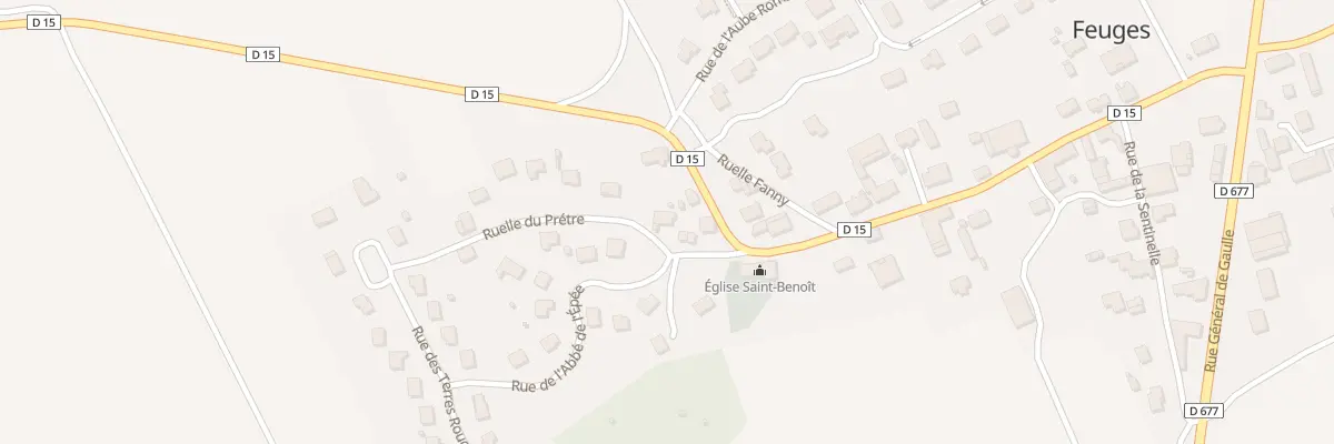 Plan du 4 Rue de l’Abbé de l’Epée à Feuges