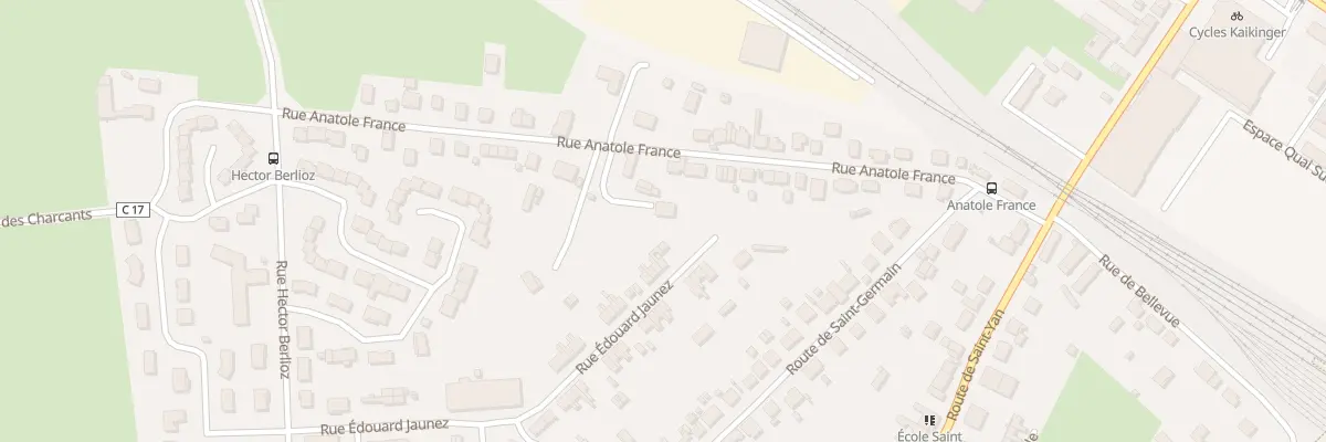 Plan du 15B Rue Anatole France à Paray-le-Monial