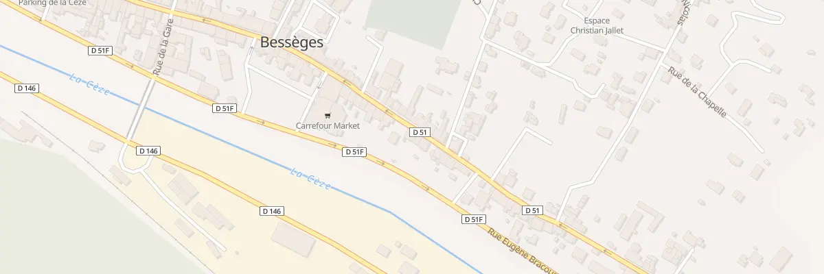 Plan du 47 Rue Albert Chambonnet à Bessèges