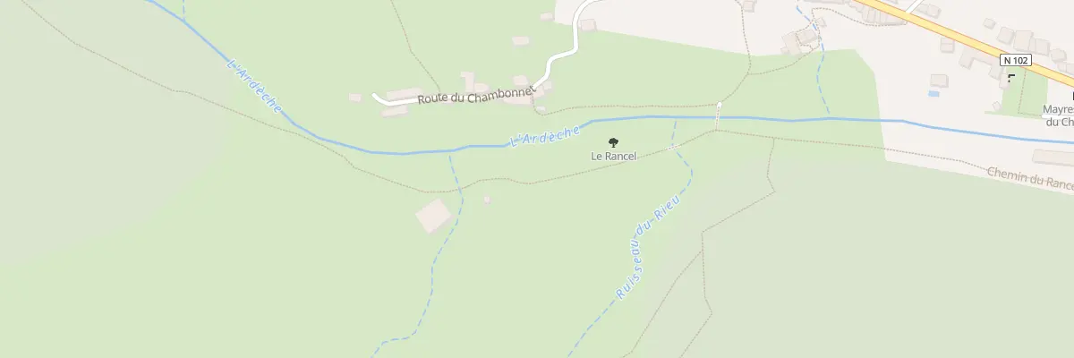 Plan du 5403 Les Pealadisses à Mayres