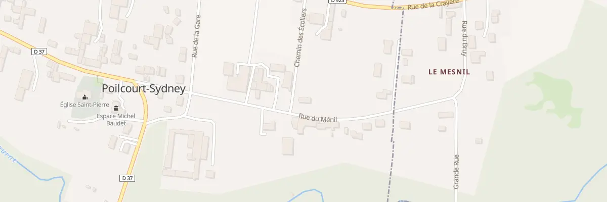 Plan du 5 Rue Le Menil à Poilcourt-Sydney