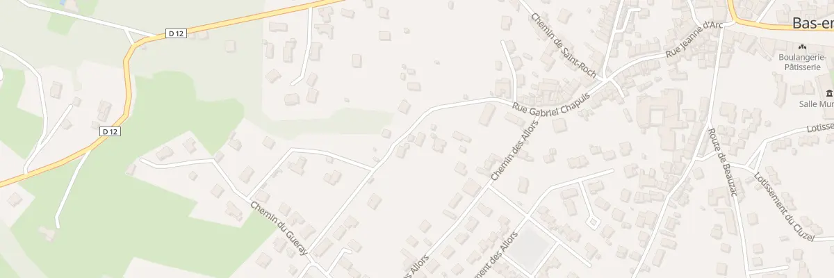 Plan du 65 Rue Jeanne d’Arc à Bas-en-Basset