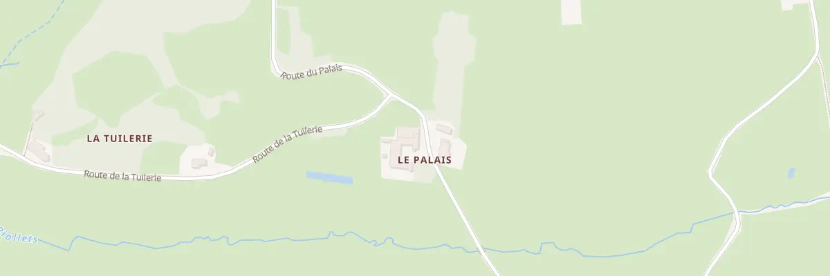 Plan du 644 Rte du Palais à Mailly