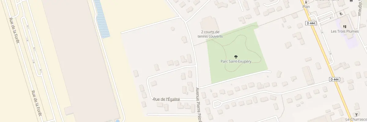 Plan du 3 Rue de l’Égalité à Buchères
