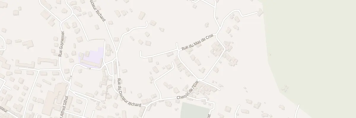 Plan du 143 Rue du Mas Buisson à Bessèges
