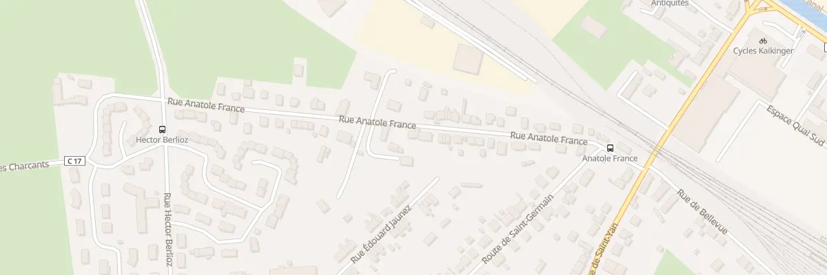 Plan du 15 Rue Anatole France à Paray-le-Monial