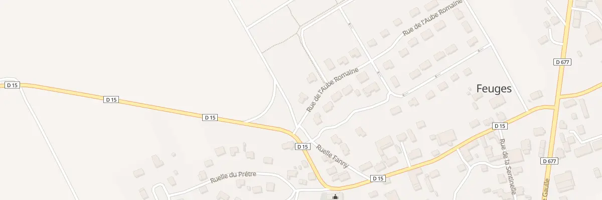Plan du 1 Rue de l’Aube Romaine à Feuges
