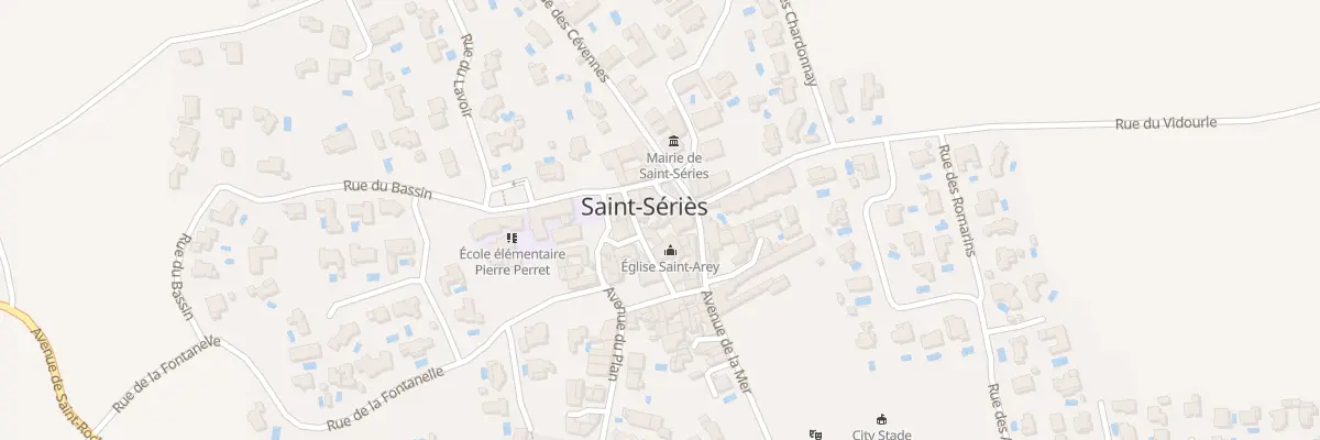 Plan du 7 Rue Du Pelican à Saint-Sériès