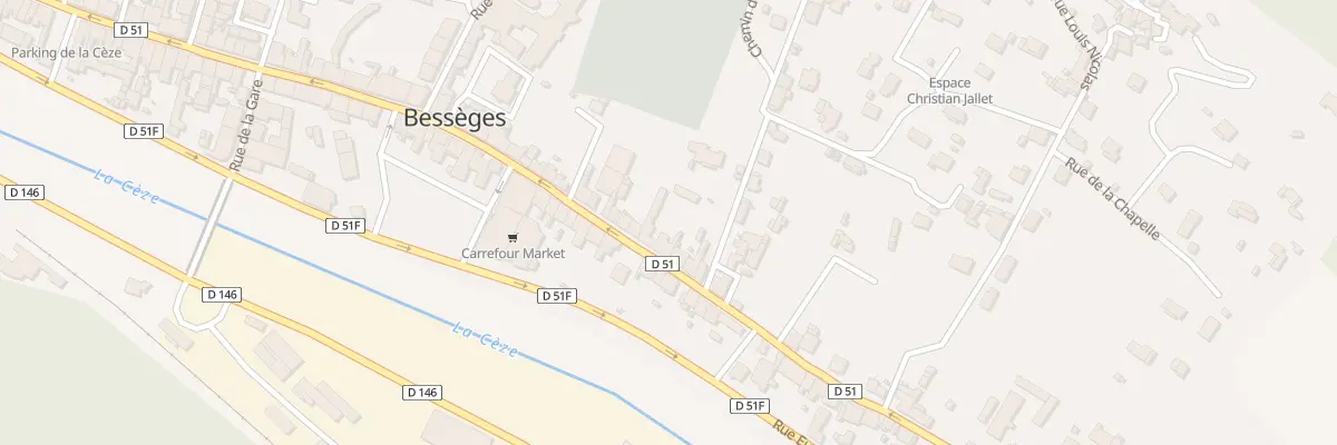 Plan du 54 Rue Albert Chambonnet à Bessèges