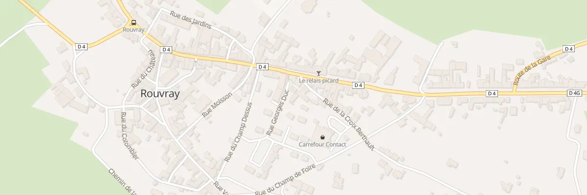 Plan du 4A Rue de la Croix Berthault à Rouvray