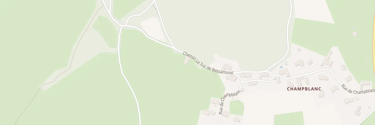 Plan du 225 Che le Suc de Bessamorel à Yssingeaux