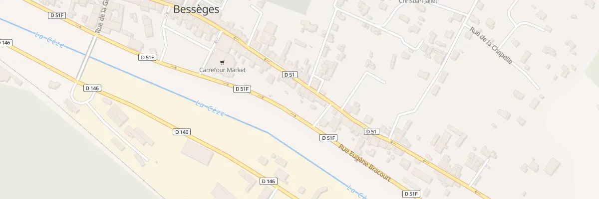 Plan du 53 Rue Albert Chambonnet à Bessèges