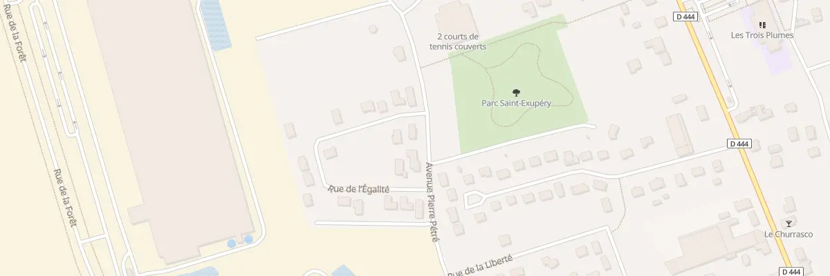 Plan du 2 Rue de l’Égalité à Buchères