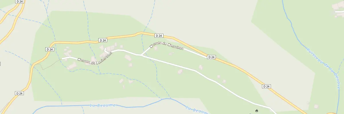 Plan du 5359 Le Chambon à Valgorge